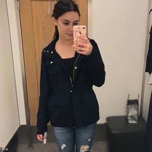 Vince Camuto Navy Utility Jacket XS